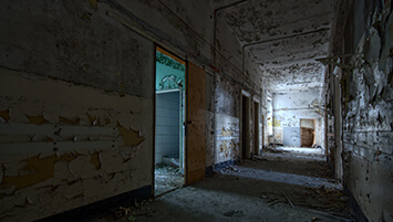 abandoned hospital Poland