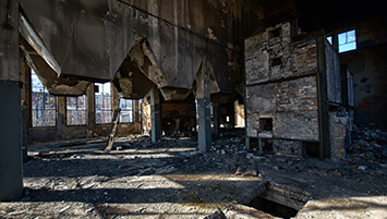 abandoned boiler plant Poland