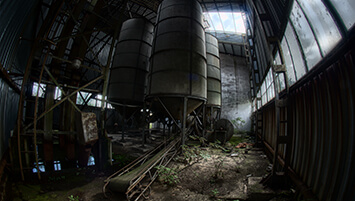 abandoned grain elevators in Poland