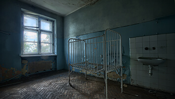 abandoned sanatorium in Poland