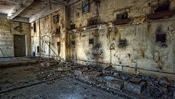 abandoned photochemical plant Poland