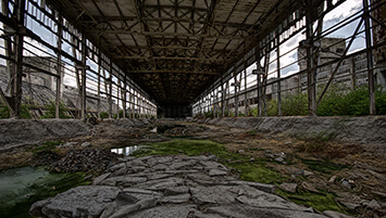 abandoned chemical plant slovakia