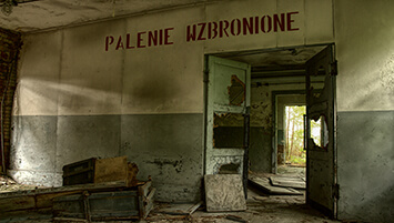 abandoned military base Poland
