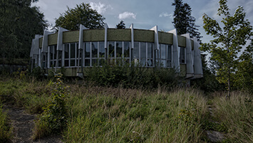 abandoned restaurant in Poland