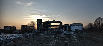 abandoned factory Poland