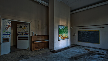 abandoned children hospital in Poland