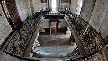 abandoned palace Poland