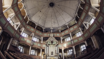 abandoned evangelical church Poland