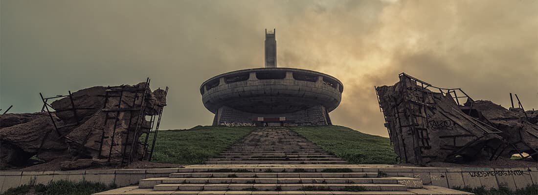 abandoned monument