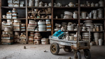 abandoned porcelain factory Germany