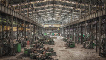 abandoned steel plant Poland