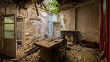 abandoned villa