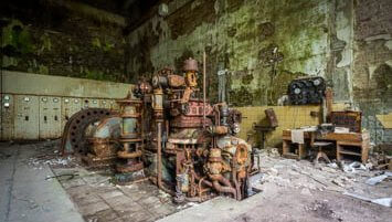abandoned paper factory Germany