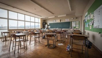 abandoned school fukushima japan
