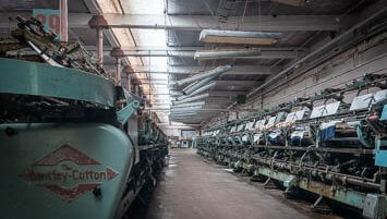 abandoned textile factory Poland