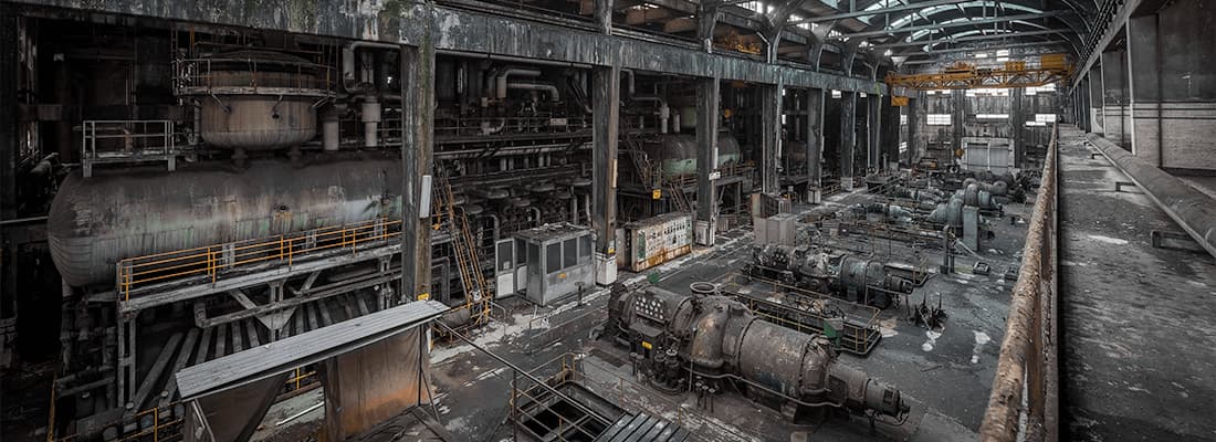 abandoned power station italy