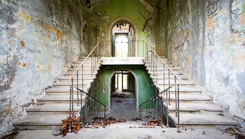 abandoned sanatorium Abkhazia