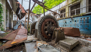 abandoned power plant Abkhazia