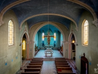 blue, church, chapel, christ, italy, włochy, abanoned-3